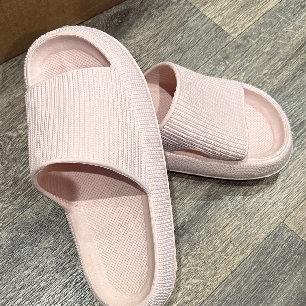 Pink Slide Sandals - Picture 2 of 4